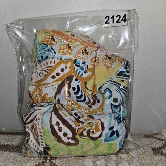 Chico's Size 3 Extra Large XL Palazzo Pants Multicolor Art To Wear Wide Leg - Picture 15 of 15